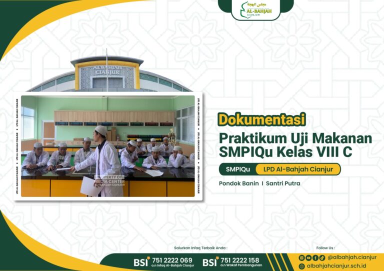 Pemanfaatan Labolatorium Biologi SMPIQu Praktikum Uji Makanan