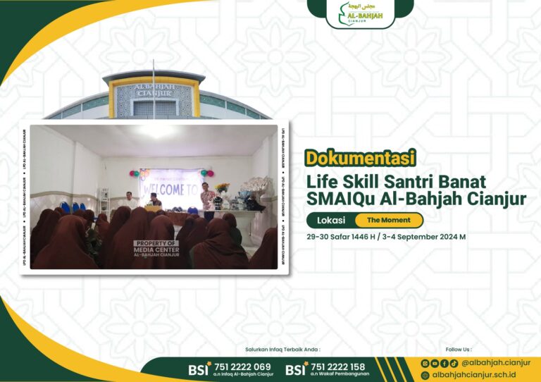 Santri Banat LPD Al-Bahjah Cianjur Ikuti Pelatihan Life Skill di The Moment Cipanas