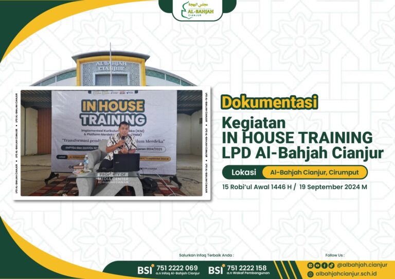 IN HOUSE TRAINING IMPLEMENTASI KURIKULUM MERDEKA (IKM) DAN PLATFORM MERDEKA MENGAJAR (PMM)